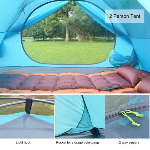 4-Season Lightweight Trekking Tent for 2