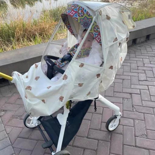 All-Season Baby Stroller Cover: Waterproof, Mosquito-Proof, and Warm