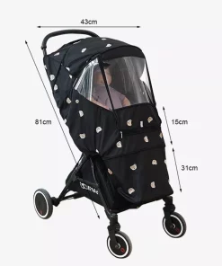 All-Season Baby Stroller Cover: Waterproof, Mosquito-Proof, and Warm