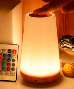 13-Color Changing Night Light with RGB Remote Control