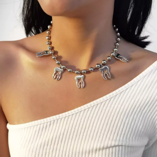 Tooth Choker Necklace - Image 5