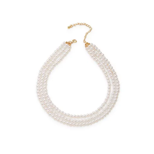 Multilayered Pearl Necklace - Image 2