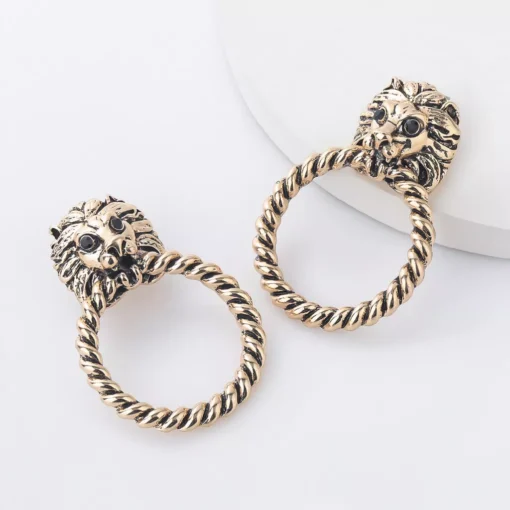 Lion Stud Earrings - Image 3