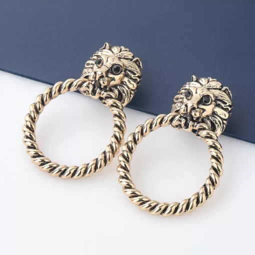 Lion Stud Earrings - Image 4