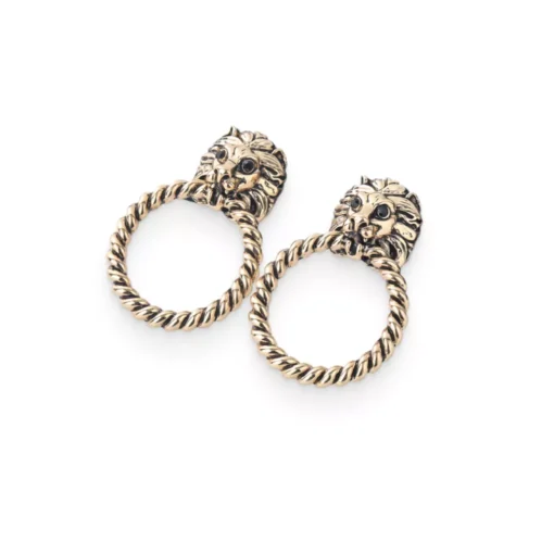 Lion Stud Earrings - Image 2