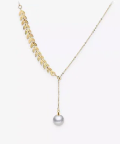 Wheat Shaped Pearl Necklace