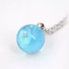 Blue Sky Cloud Resin Necklace