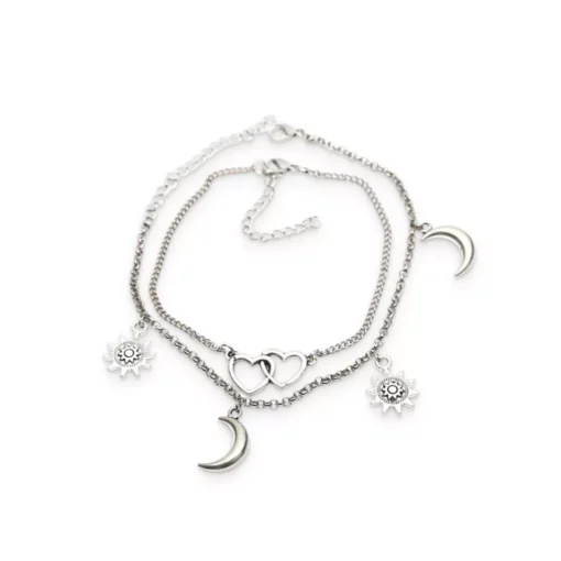 Silver Beach Anklet - Image 2