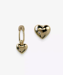 Asymmetrical Love Earrings
