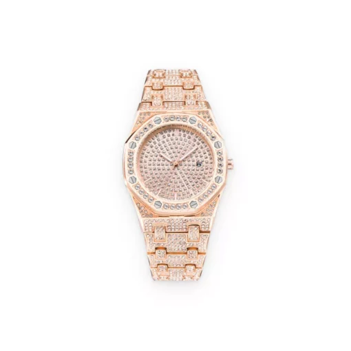 Rose Gold Circle Watch - Image 2