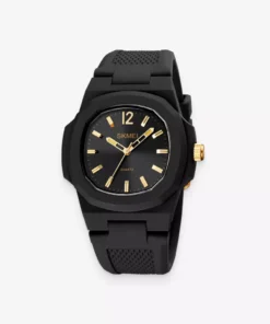 Black & Gold Men’s Sports Watch