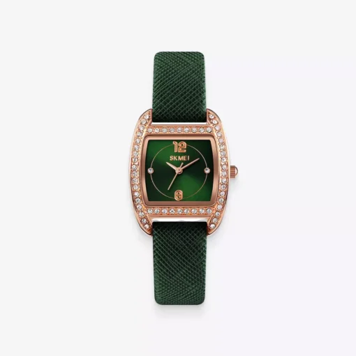 Women’s Green Leather Watch