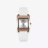 White Leather Belt Ladies Wrist Watch