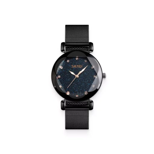 Steel Black Women’s Wrist Watch - Image 2