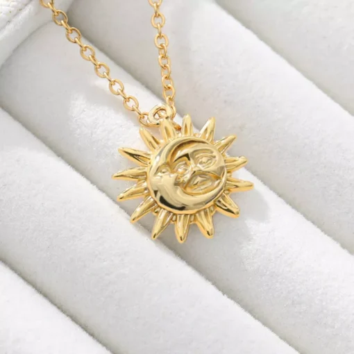 Sun Pendant Necklace - Image 3