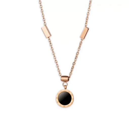 Clock Pendant Necklace - Image 2