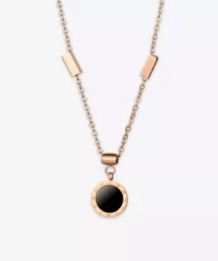 Clock Pendant Necklace
