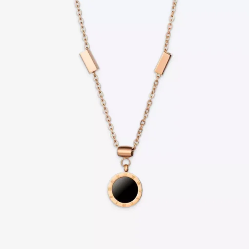 Clock Pendant Necklace