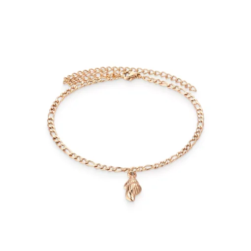 Rose Gold Bracelet With A Shell Pendant - Image 2