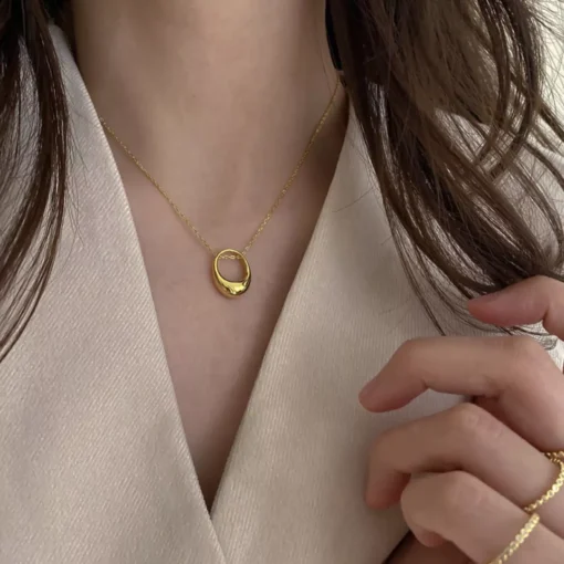 Ring Pendant Necklace - Image 4