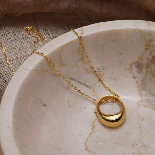Ring Pendant Necklace - Image 3