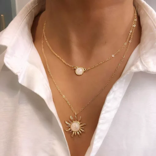 Sunshine Pendant Necklace - Image 4