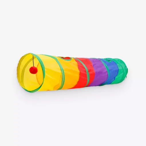 Rainbow Tunnel Cat Toy