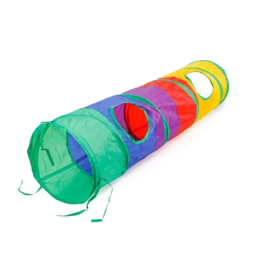Rainbow Tunnel Cat Toy - Image 3