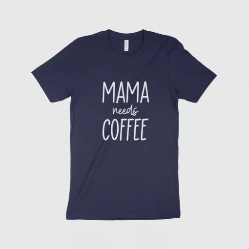 Mama Needs Coffee Women's Jersey T-Shirt Made in USA - Image 3