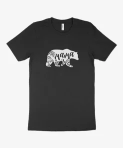 Mama Bear Women's Jersey T-Shirt Made in USA
