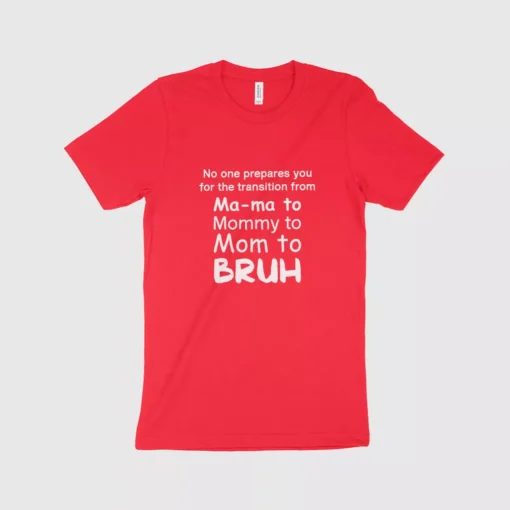Ma-ma Mommy Mom Bruh Women's Jersey T-Shirt Made in USA - Image 3