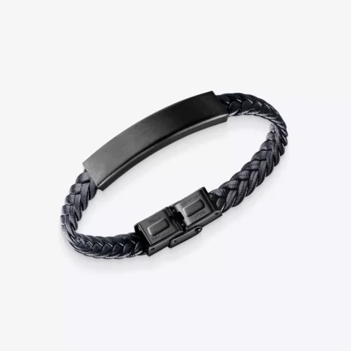 Black Leather Bracelet