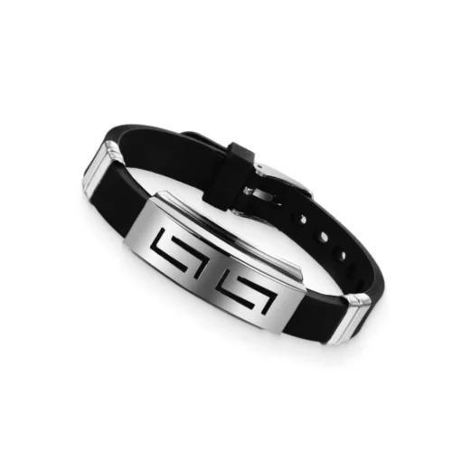 Black Stainless Steel Bracelet - Image 2
