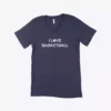 I Love Basketball Unisex Jersey V-Neck T-Shirt