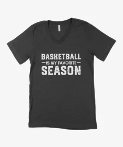 Basketball Season Unisex Jersey V-Neck T-Shirt