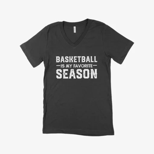 Basketball Season Unisex Jersey V-Neck T-Shirt