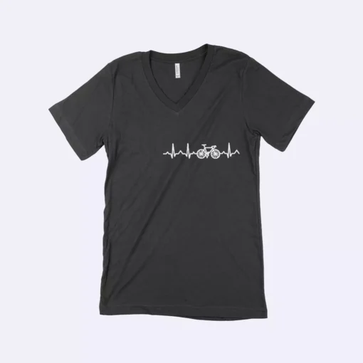 Cycling Unisex Jersey V-Neck T-Shirt - Image 3