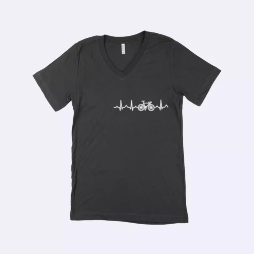 Cycling Unisex Jersey V-Neck T-Shirt - Image 2