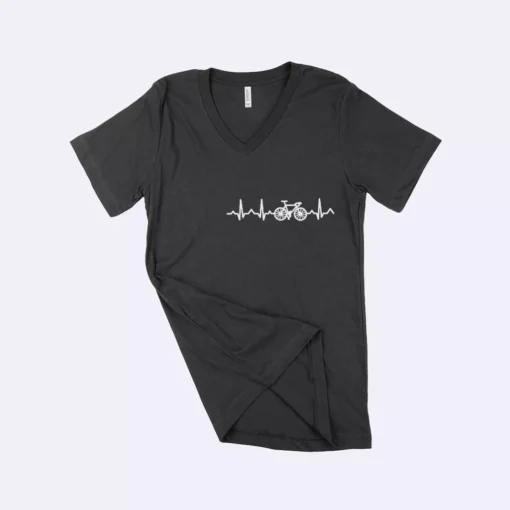 Cycling Unisex Jersey V-Neck T-Shirt - Image 4