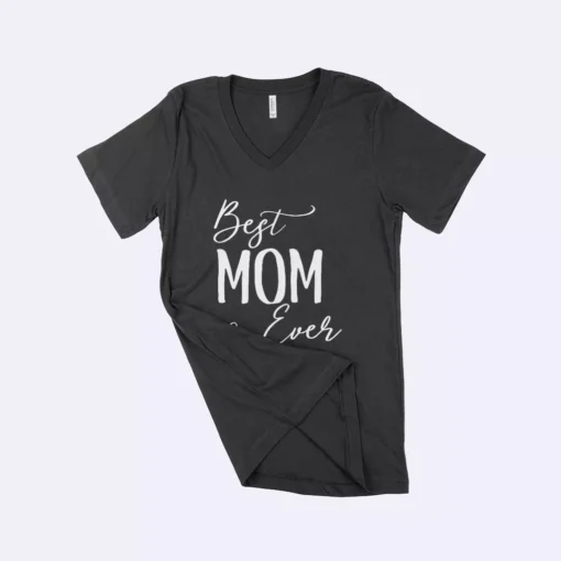 Best Mom Ever Women's Jersey V-Neck T-Shirt - Image 4