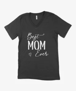 Best Mom Ever Women's Jersey V-Neck T-Shirt