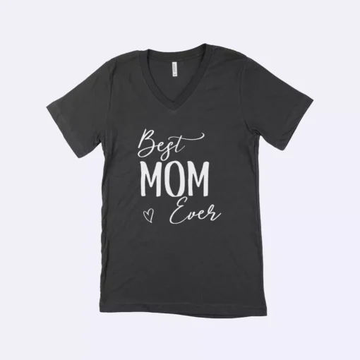 Best Mom Ever Women's Jersey V-Neck T-Shirt - Image 2