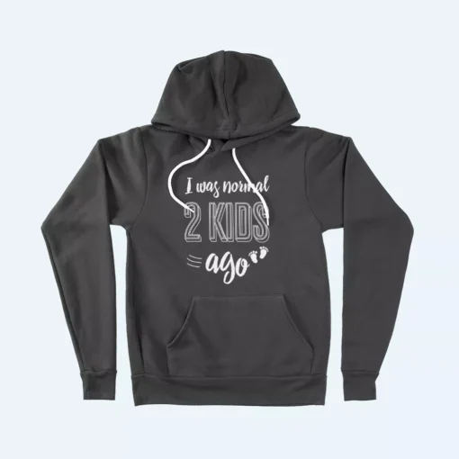 I Was Normal 2 Kids Ago Unisex Sponge Fleece Hoodie - Image 3