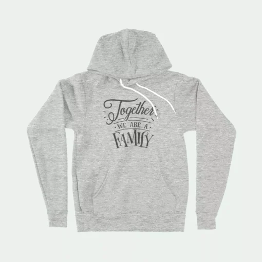 Together We Are A Family Unisex Sponge Fleece Hoodie - Image 2
