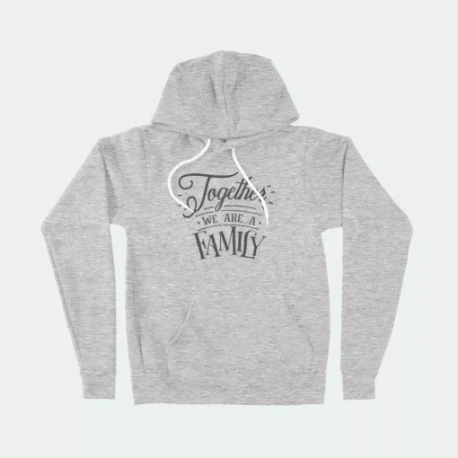 Together We Are A Family Unisex Sponge Fleece Hoodie - Image 3