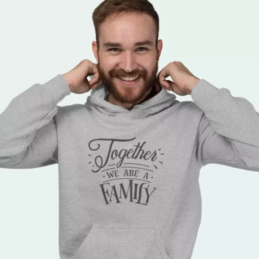 Together We Are A Family Unisex Sponge Fleece Hoodie - Image 6
