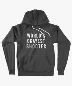 World's Okayest Shooter Unisex Sponge Fleece Hoodie