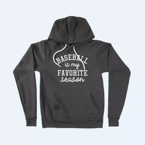 Baseball Season Unisex Sponge Fleece Hoodie - Image 2