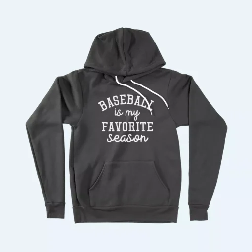 Baseball Season Unisex Sponge Fleece Hoodie - Image 3