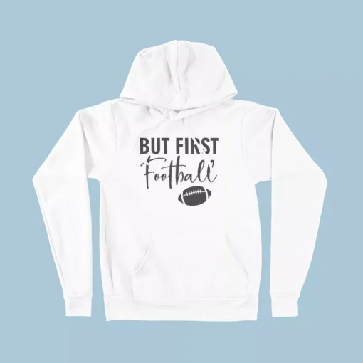 But First Football Unisex Sponge Fleece Hoodie - Image 3